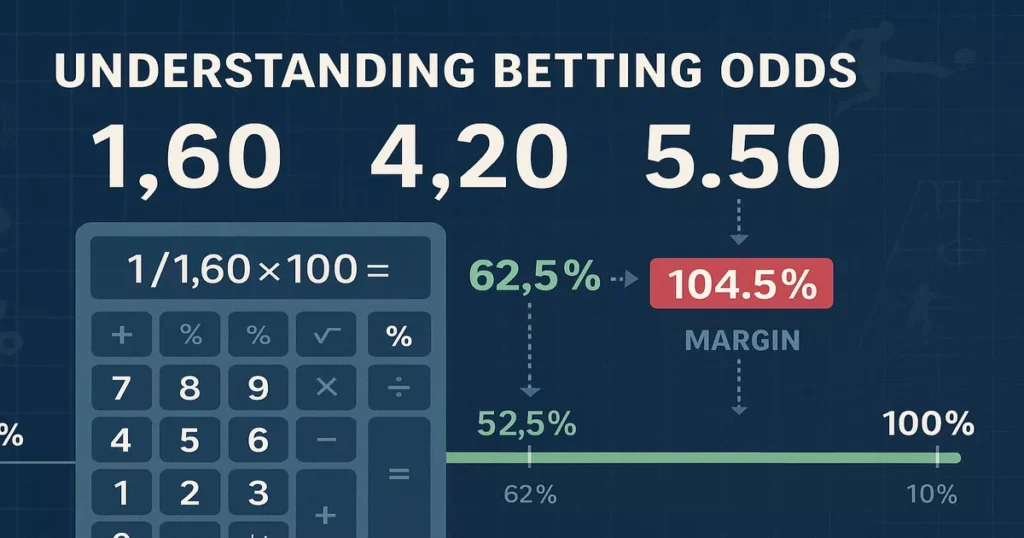 Bundesliga Quoten verstehen - Kompletter Guide zur Quotenanalyse mit Berechnung von Quotenschlüssel und Buchmacher-Marge
